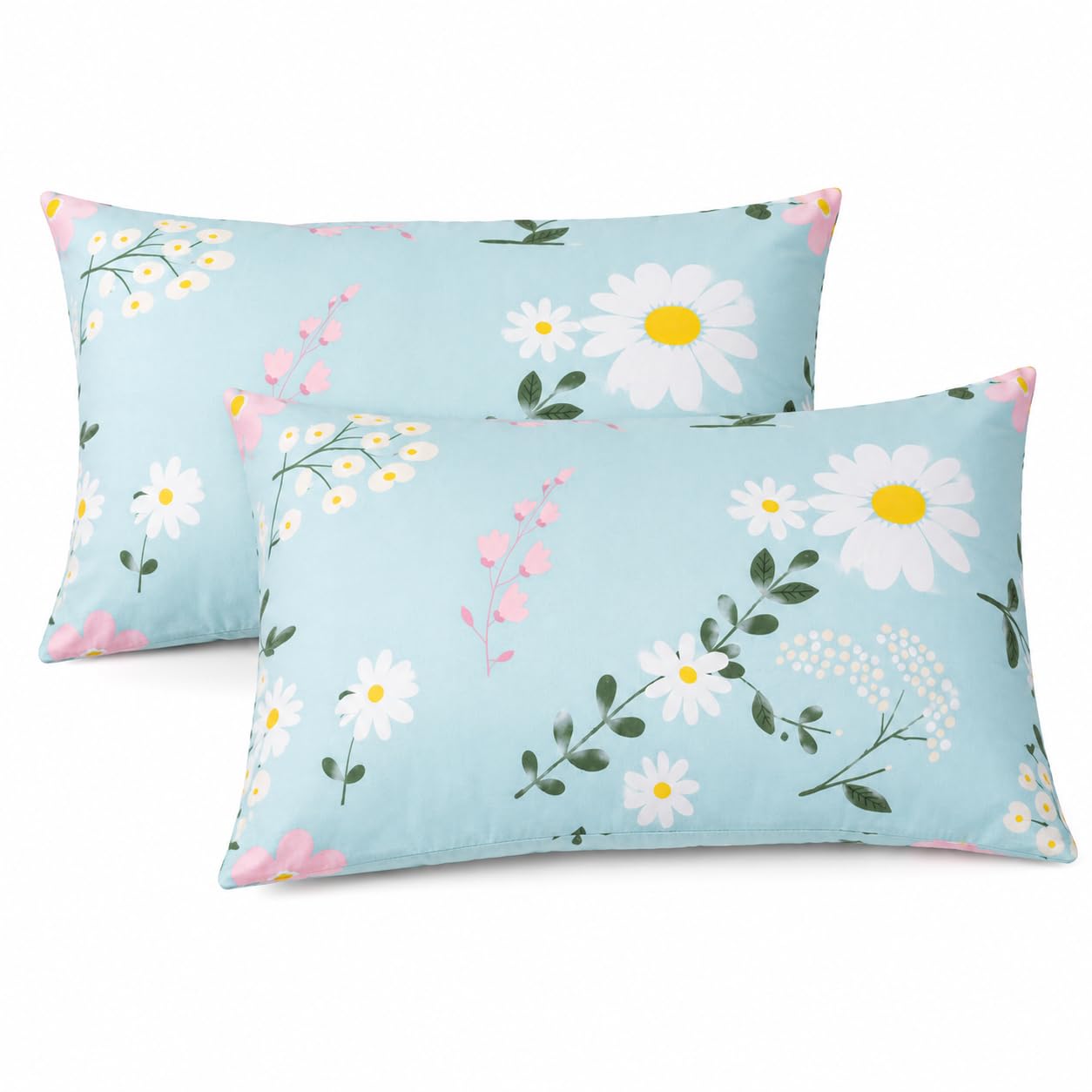 100% Cotton Filling Natural Orthopedic Pillow with 100% Cotton - Sleeping Pillow 16 x 26 inches (41 X 66 cm), Pack of 2-picture-32