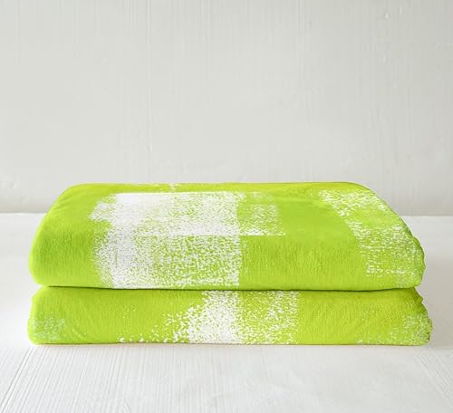 Miniatura 3 de Grunge - Manta de vellón abstracta verde lima, negro, blanco, gris, degradado, manta Sherpa para bebé, 30 x 40 pulgadas, manta hippie de acuarela