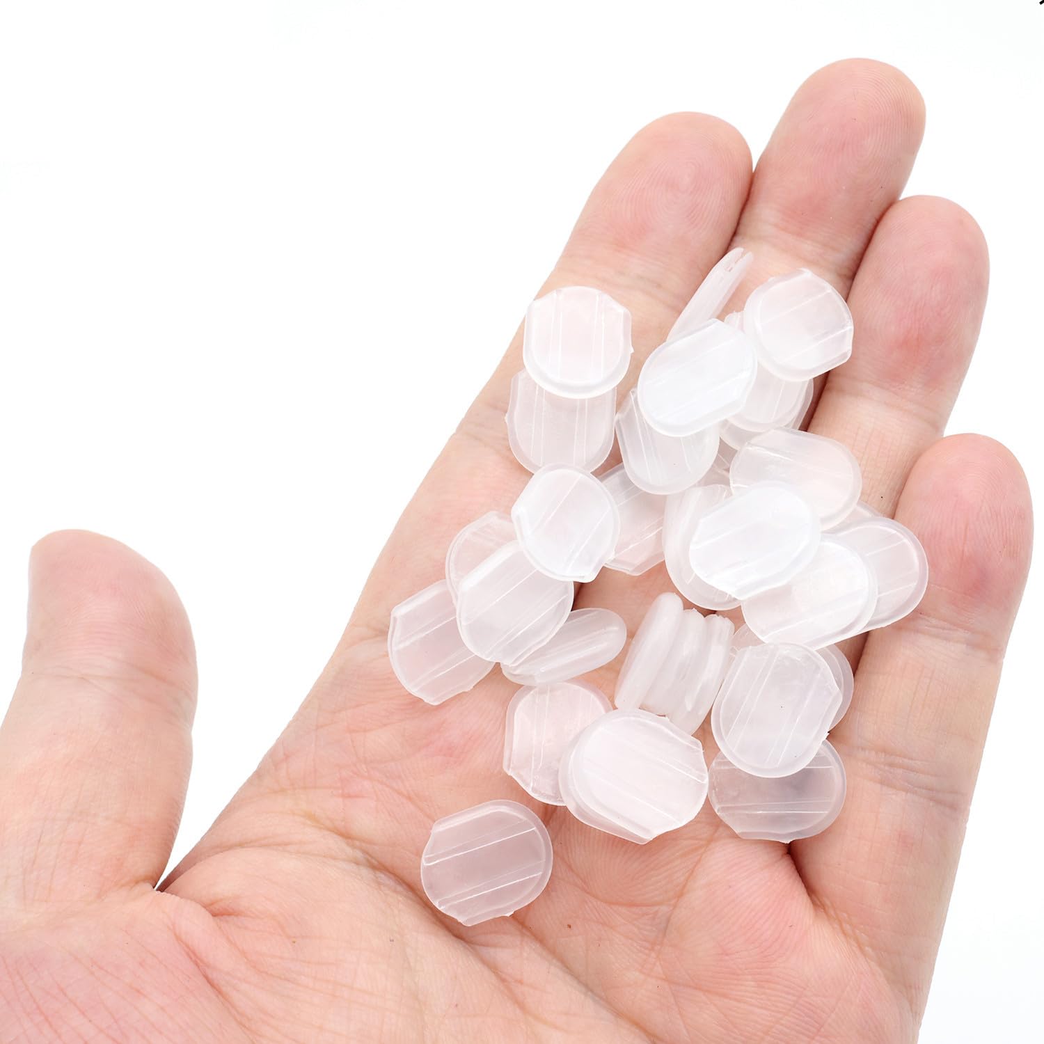 Set di 600 chiusure per orecchini, 6 stili, chiusure di sicurezza