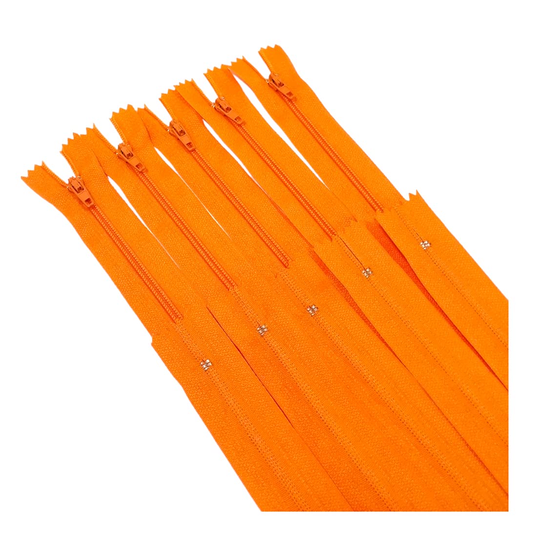 10 Chiusure Lampo in Nylon, 24 Colori e Misure, Cerniera per Cucire, Chiusure Lampo per Cucire su Vestiti, Tessuti, Chiusuri Lampo al Metro n.3, 10 x 30 cm, marrone 304