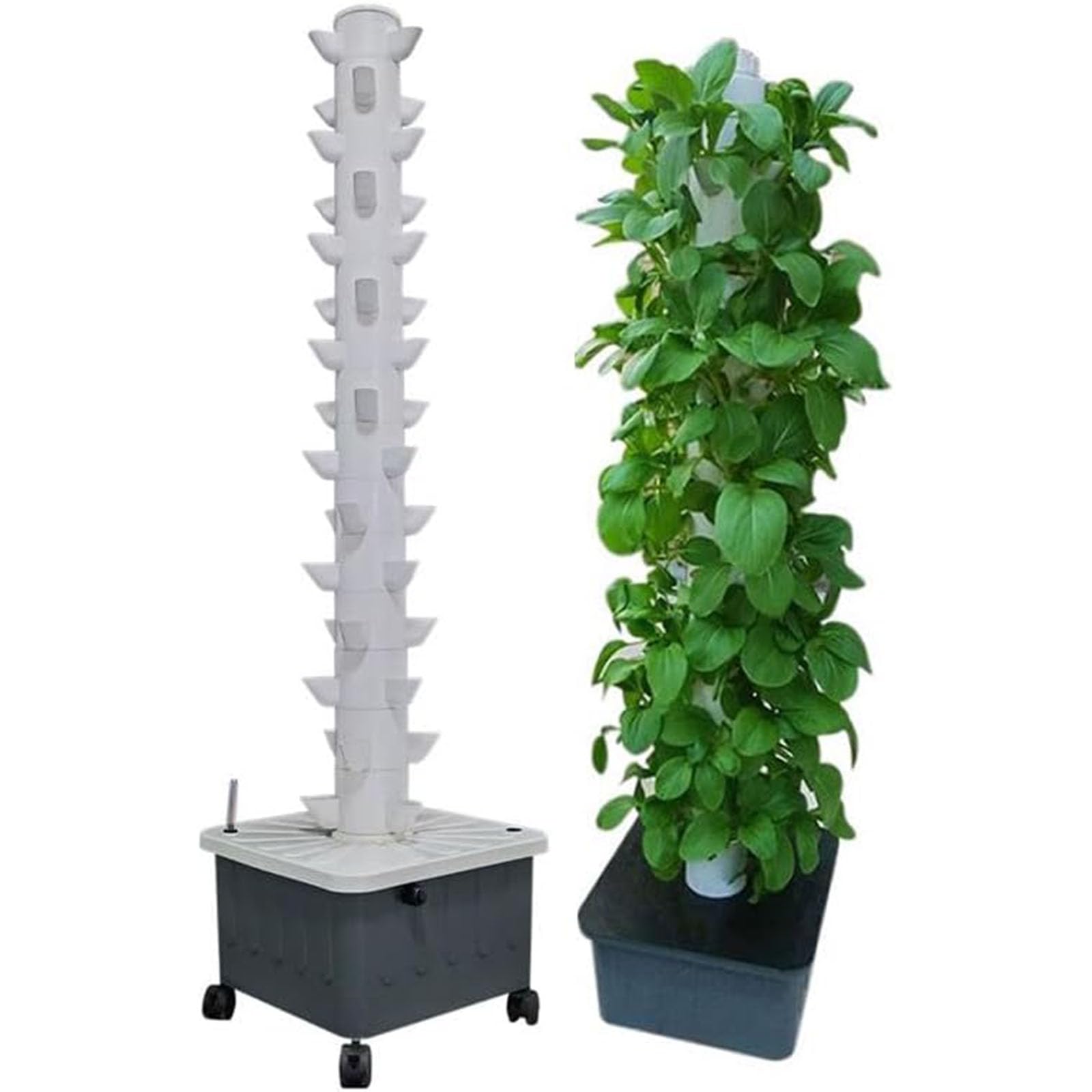 Vertical Growing System With Reservoir Hydroponic Vertical Gardens:
