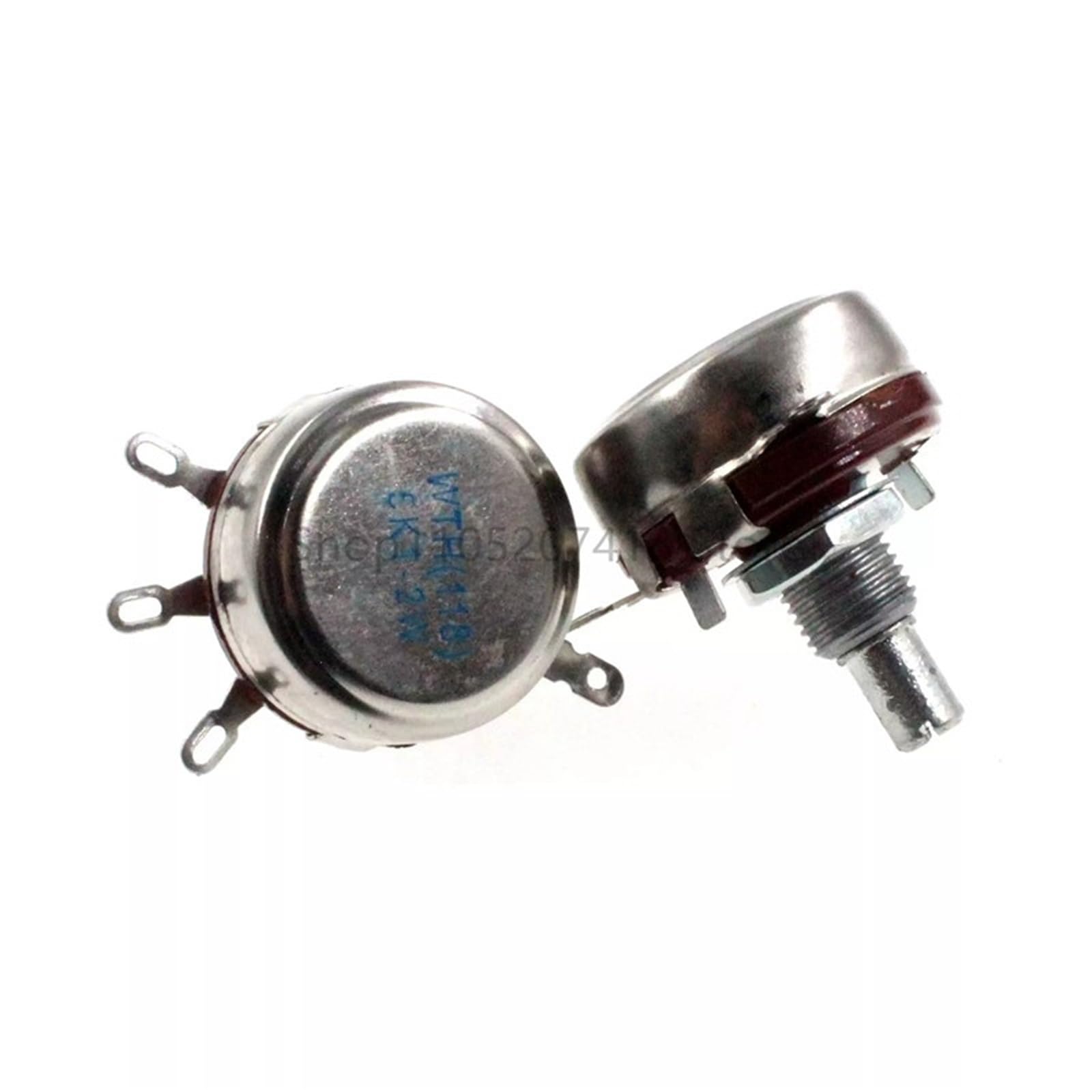 Potentiomètre à bobine unique en carbone WTH118-1A 2W 470R 560R 680R 1K 2.2K 4.7K 10K 22K 47K 100K 470K 1M Ohm, avec (118), 10 pièces/lot(1K)