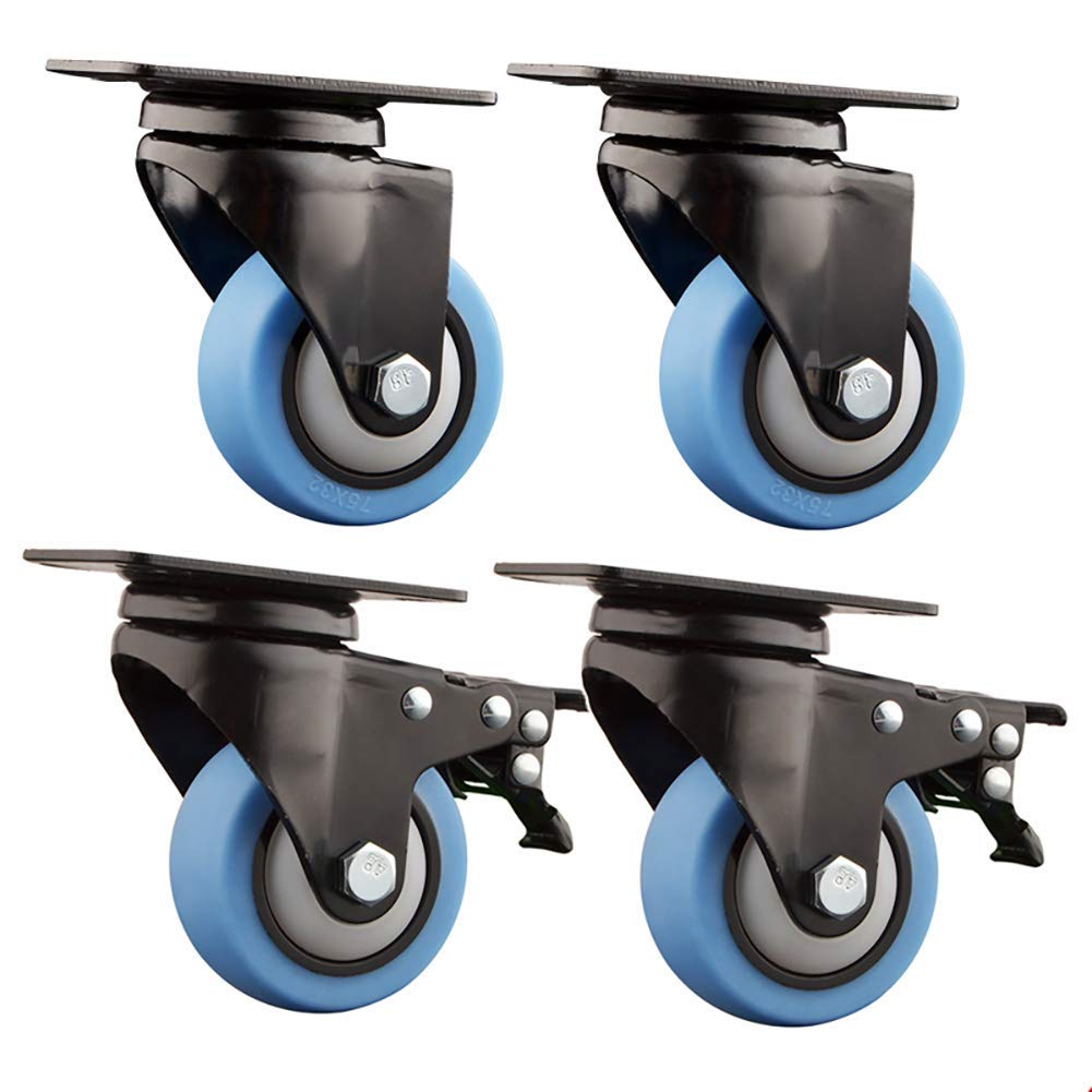 Roulettes de rechange 400kg pour réparer un chariot bruyant ou bloqué