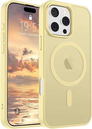 Miniatura 628 de SUPFINE Funda magnética para iPhone 11 (compatible con MagSafe) (protección contra caídas de grado militar), translúcida mate a prueba de golpes