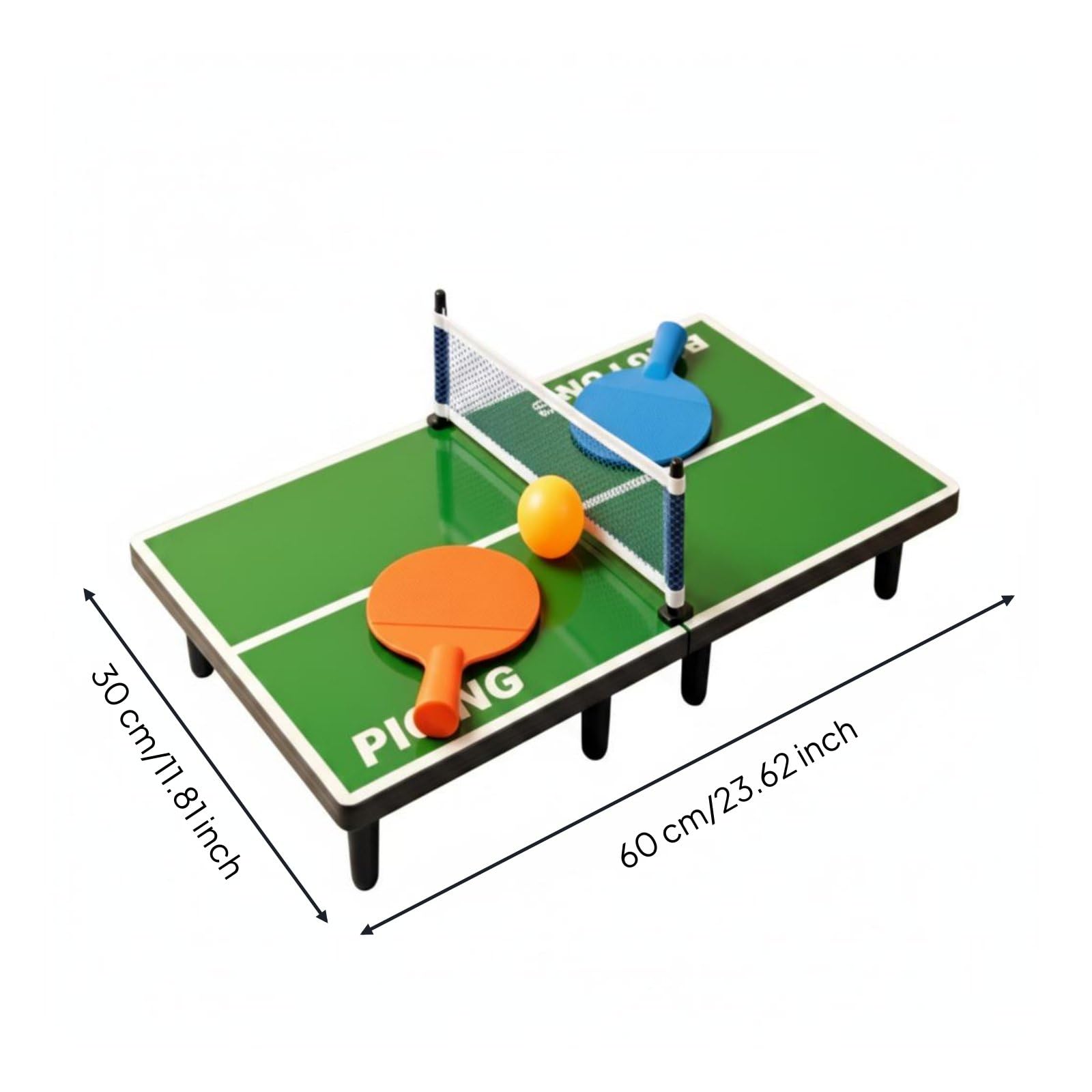 Mini Tavolo da Tennis Tavolo Pong Pieghevole Salvaspazio Table Tennis Pong Pieghevole Robusto Articolo Ricreativo per Bambini, Tempo Libero