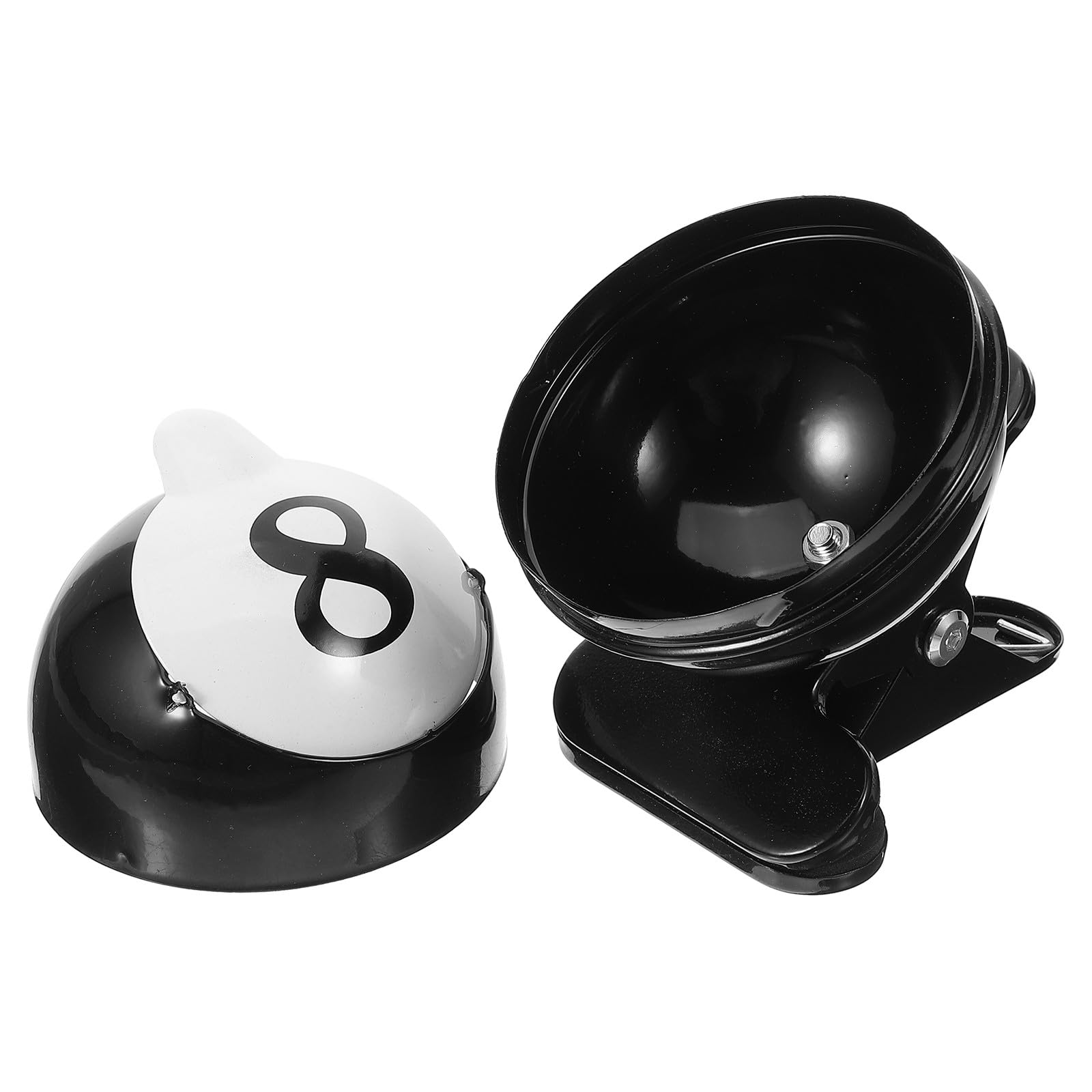 Cendrier extérieur en fer noir de forme billard pour maison bureau et Ktv