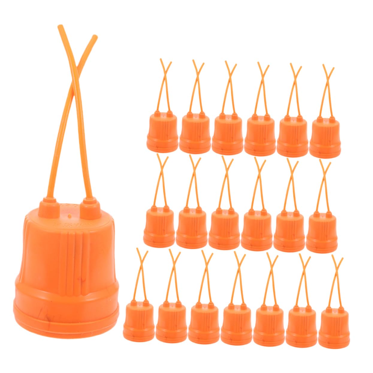 Lot de 20 Douilles de Lampe E27 en Céramique Câble, Étanches et Résistantes la Chaleur, pour Éclairage Intérieur et Bricolage