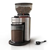 KRUPS Flat Burr Coffee Grinder Electric, 18 Adjustable Grind Settings, 2-20 Cups per Grind, Single Touch, Coffee Bean and Spice Grinder, Stainless Steel, Black