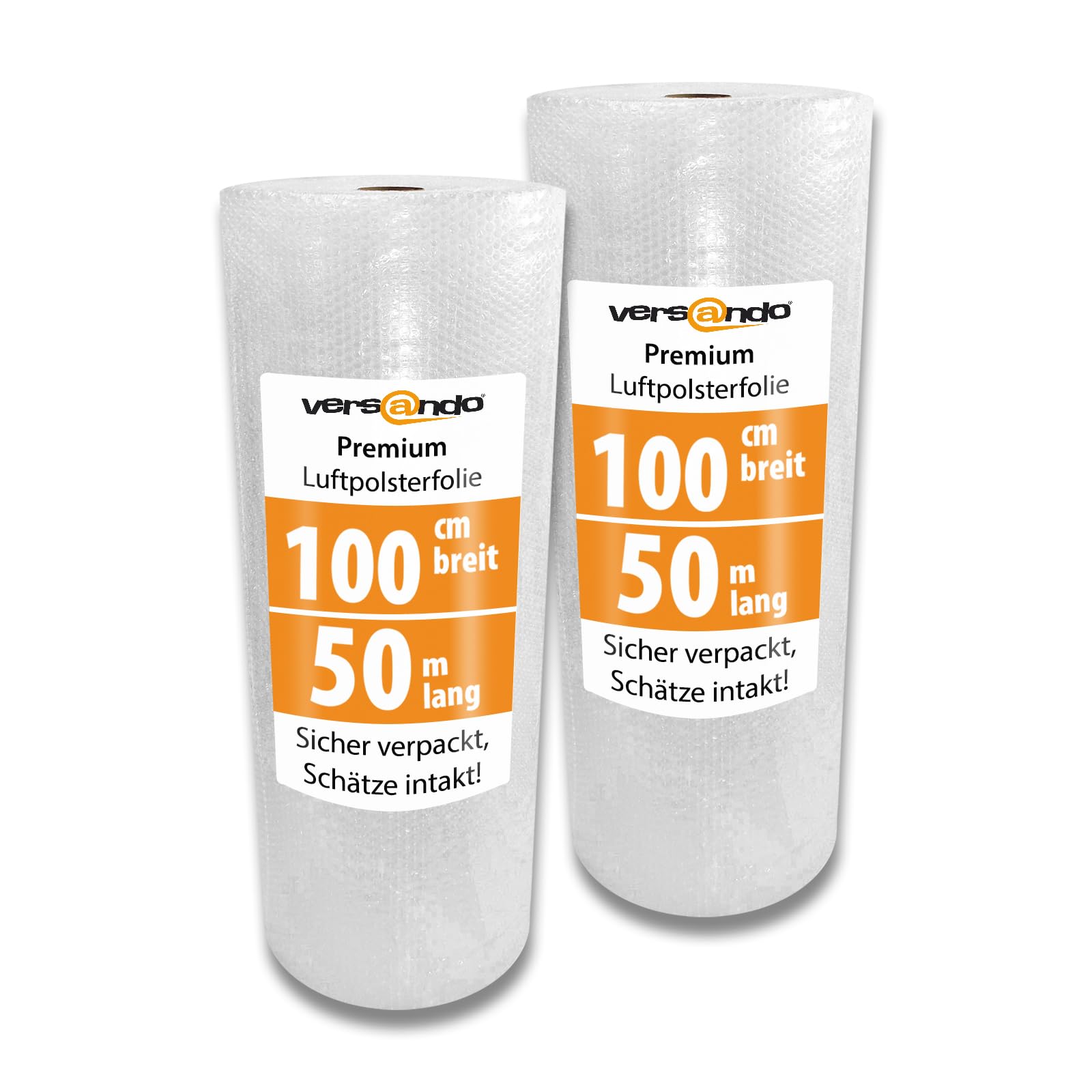 versando 2 envoltorios de burbujas de 50 m x 1 m, embalaje para mudanzas, | papel de burbujas de 2 capas