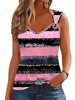 トップス texture tank ETCYY NEW Womens Tank Tops 2025 Summer T Shirts V Neck