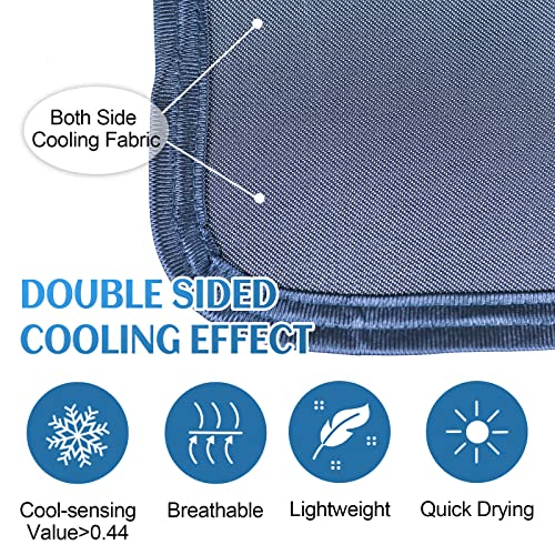 Image of Ailemei Direct Cooling Blanket for Hot Sleepers,Double Sided Cold Effect,Twin Size Lightweight Breathable Summer Blankets for Bed,Transfer Heat to Keep Body Cool for Night Sweats, 60 inchx90 inch