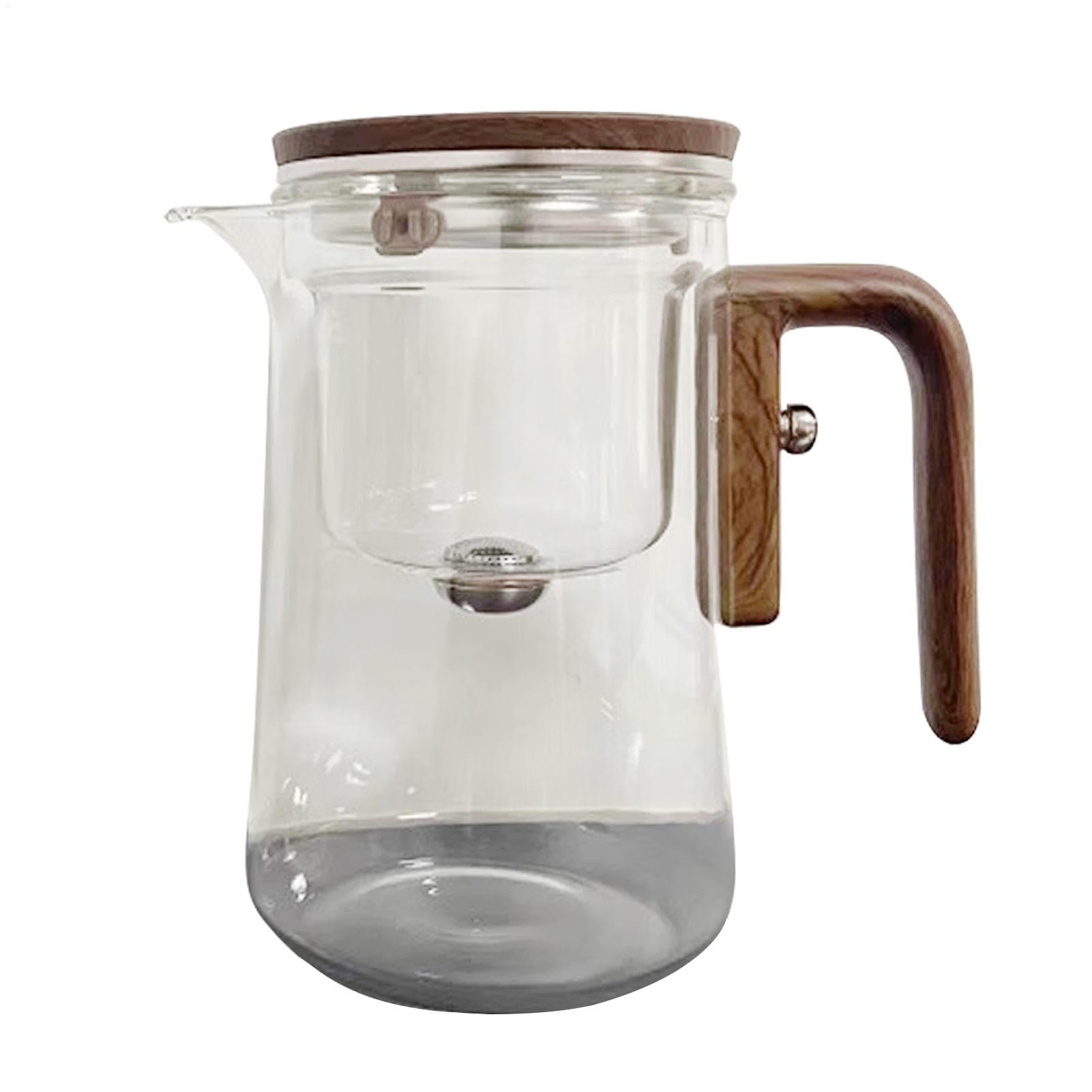 Infusor de té de 600 ml y 800 ml, infusor de vidrio de