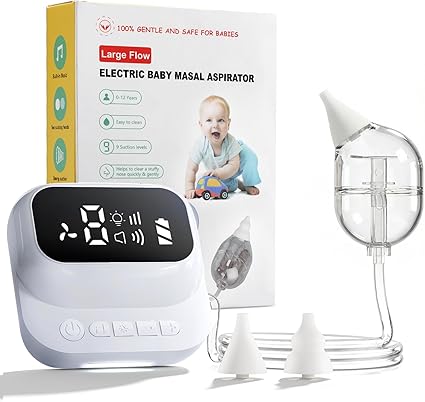 Shynova Baby Nasal Aspirator: USB Rechargeable Nose Care