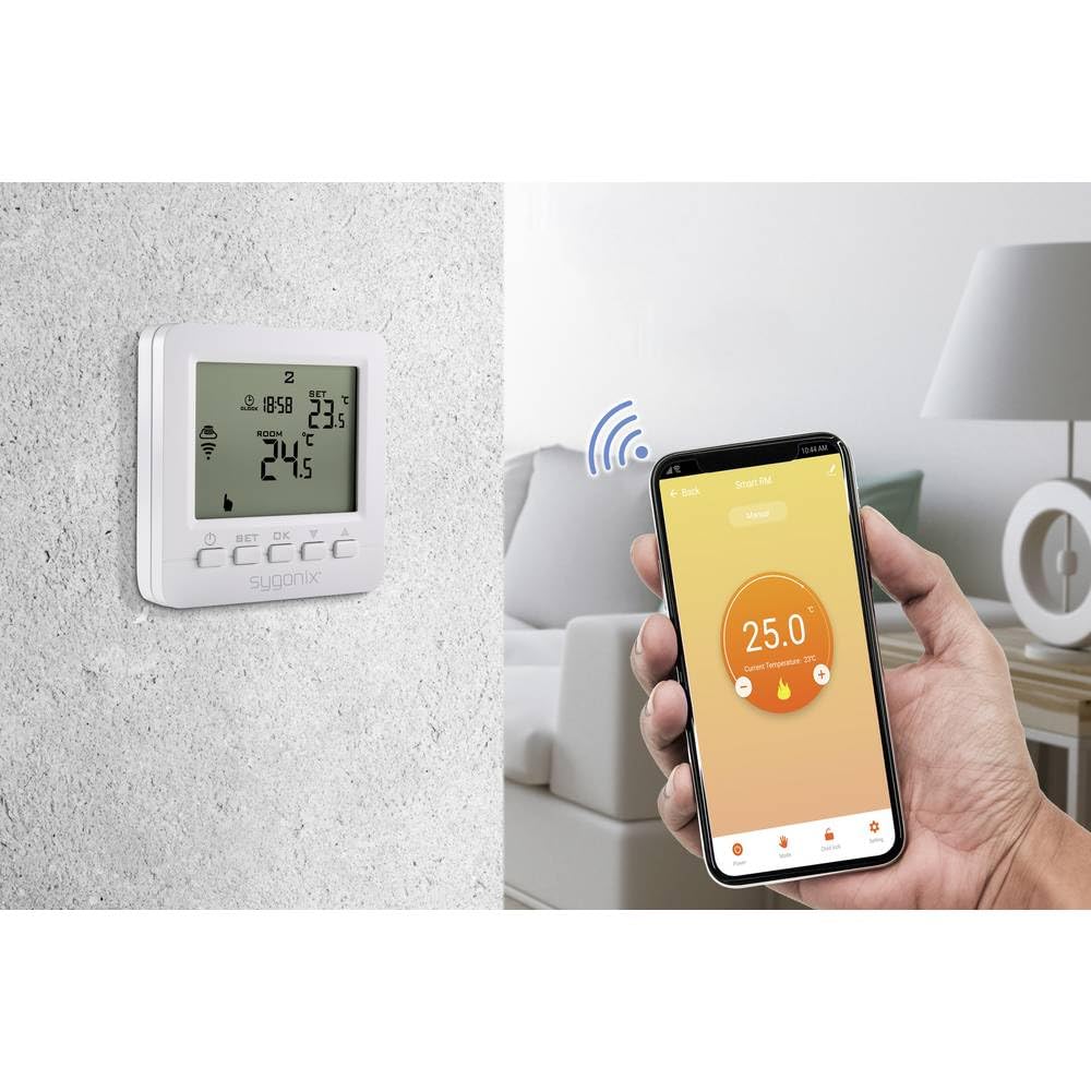 Sygonix SY-4500820 Funk-Raumthermostat Unterputz Wochenprogramm 1 St.