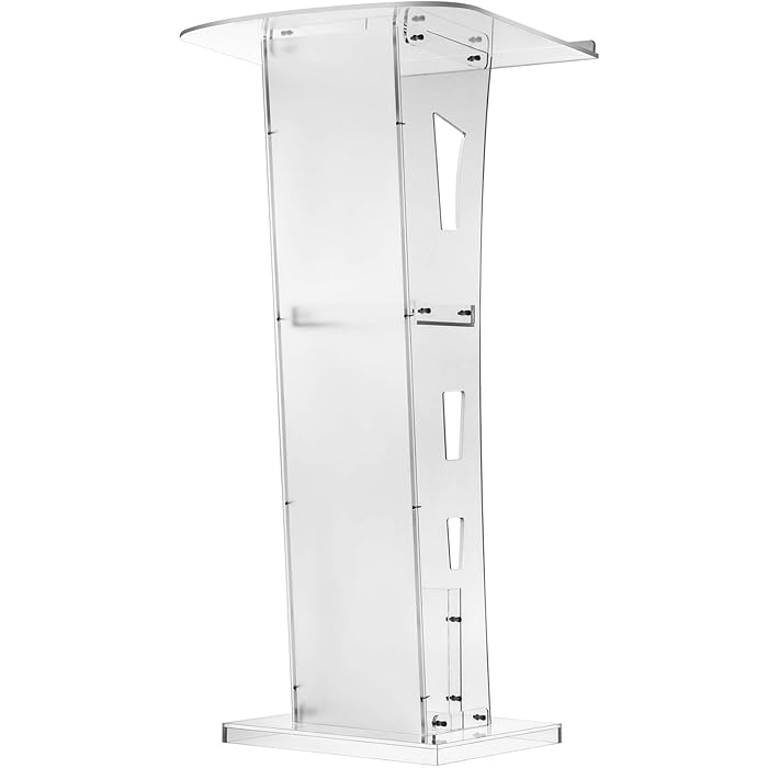 Buy VEVOR Acrylic Podium 47.5" Tall Plexiglass Podium 26.8"x14.3" Table
