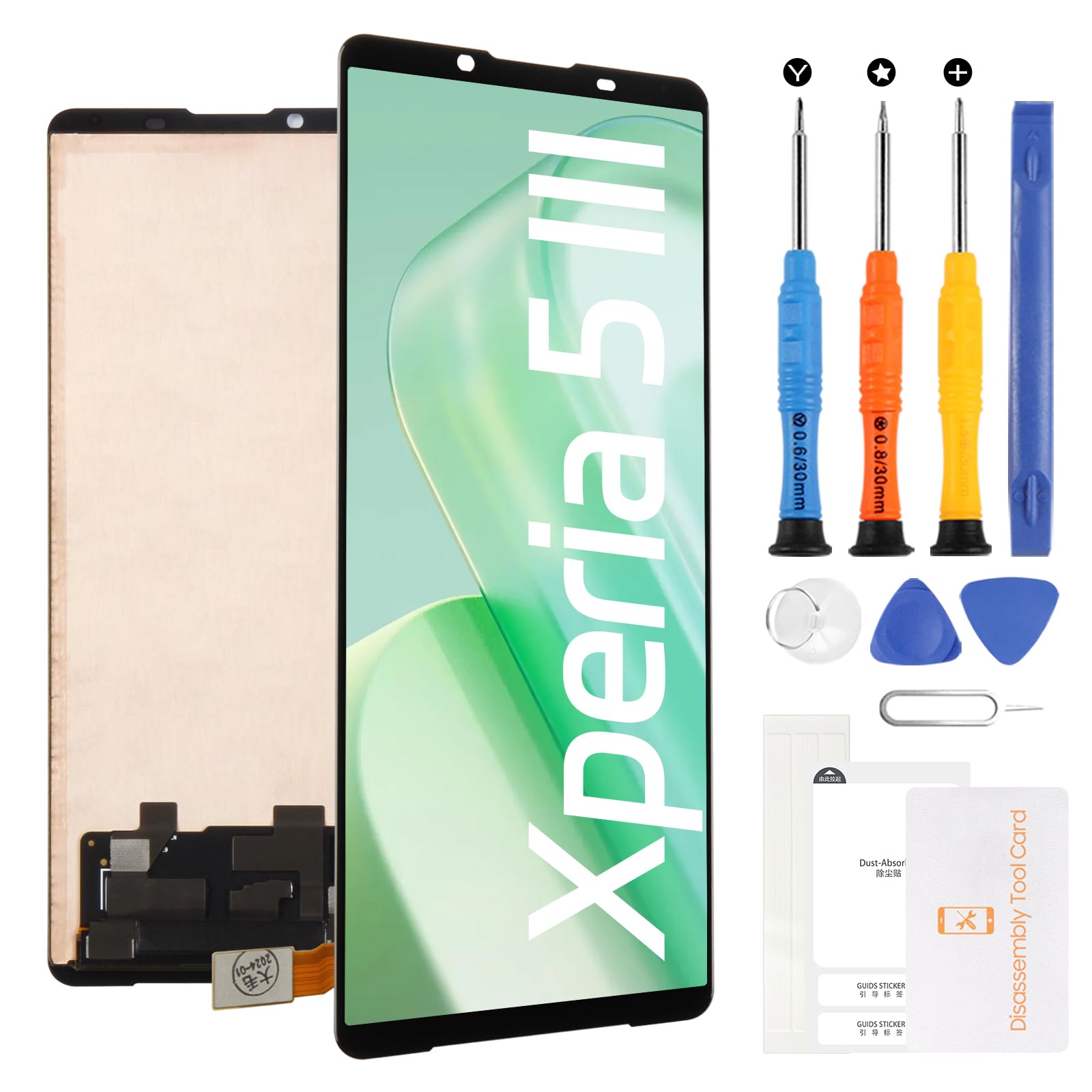 Amazon.co.jp: SRJTEK for SONY Xperia 5 III 6.1インチ 液晶パネル