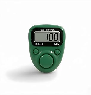 Digital Hand Tally Counter, Green, LED Display, with Reset Button (Model No-512) (Green) Price In India