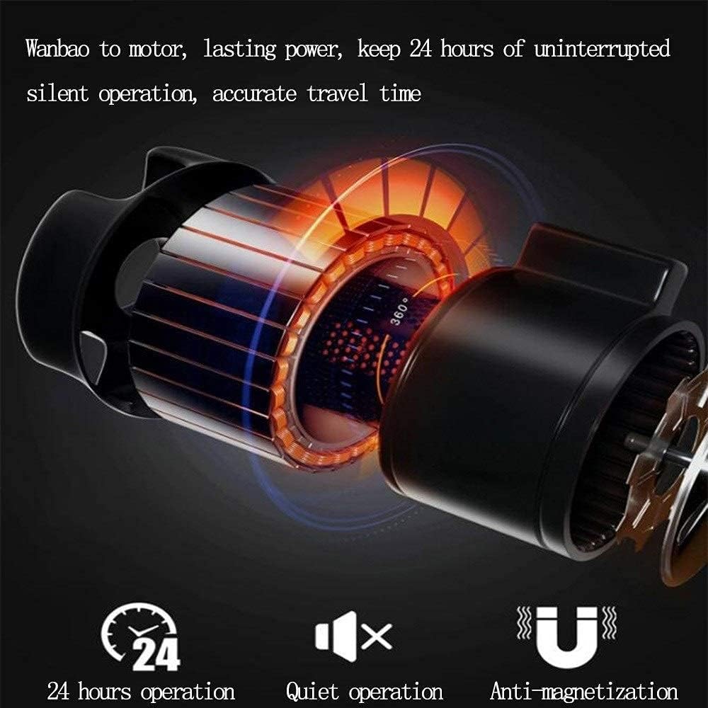 Watch Winder Eight-Digit High-end Piano Paint Automatic Watch Winder Silent Rotating Motor Anti-Magnetization 31 21 40cm (B)