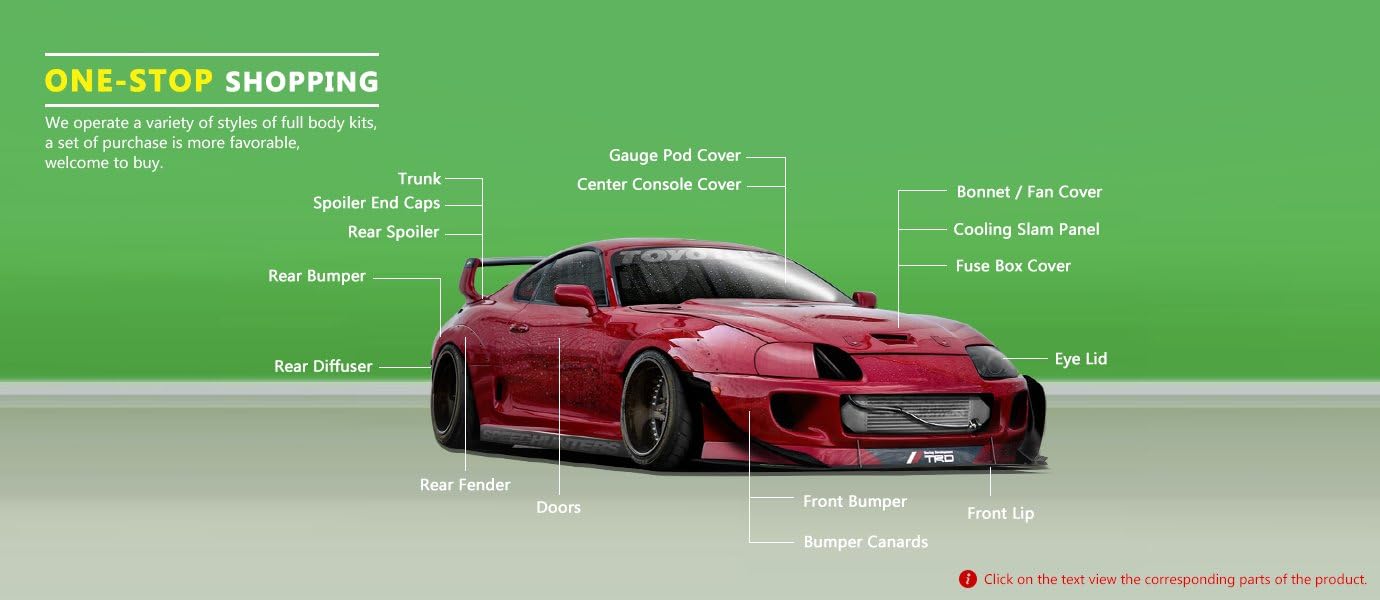 EPR Carbon Fiber for Toyota Supra 2JZ VVTI Engine Plug Spark Cover Plate