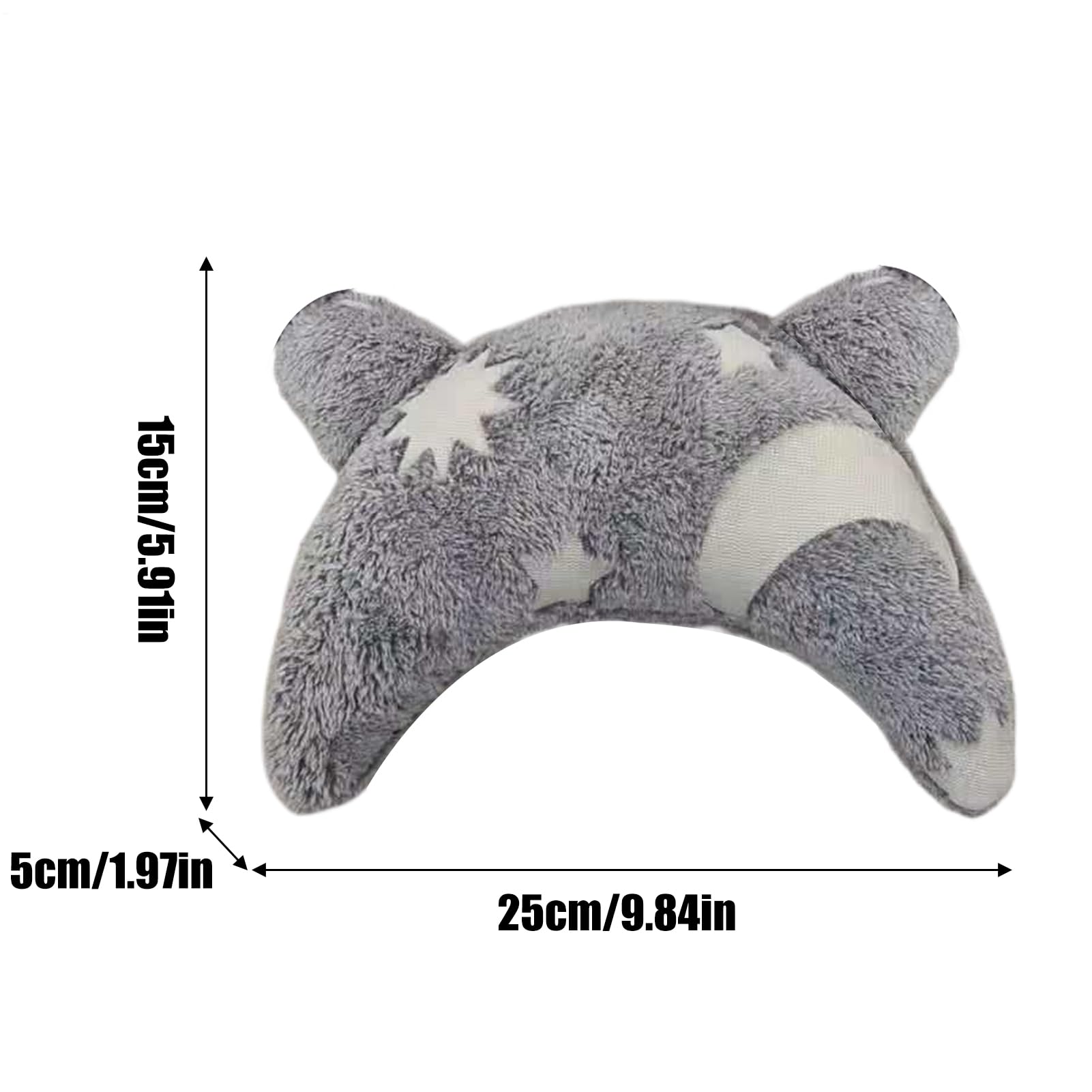 Cuscino calmante per cani, cuscino di supporto per il collo, cuscino ortopedico in memory foam, cuscino per cani in morbido pile anti ansia, comodo aiuto cervicale per casa, letto, divano, cassa, uso