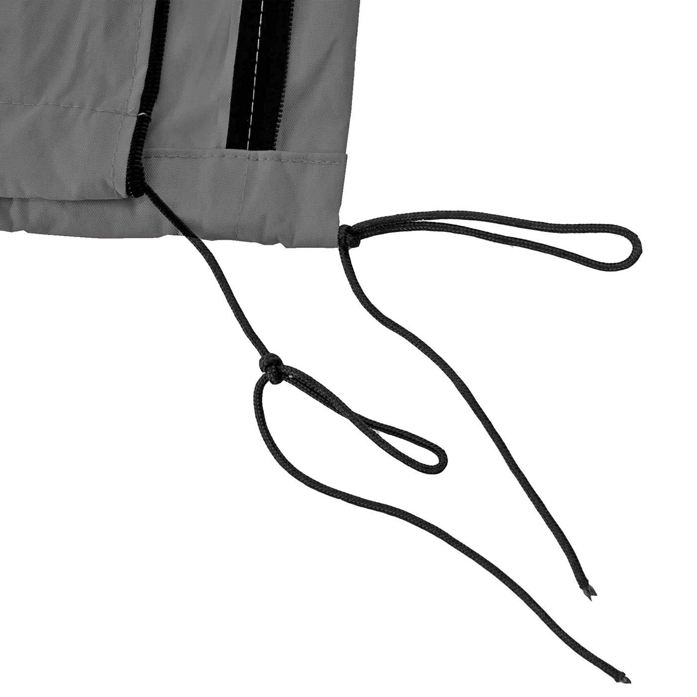 Copriombrellone copertura ombrellone protettiva HWC-D20 poliestere con rivestimento - antracite
