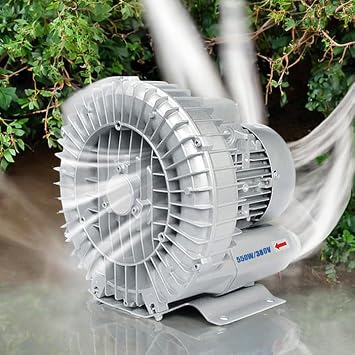 Industrial High Pressure Vortex Blower 550W/220V,750W/220V,550W/380V,750W/380V Single Phase, Blowing And Suction Dual-Purpose, Dust Filter, Low Noise, Fish Pond Aeration Pump,550W/380V