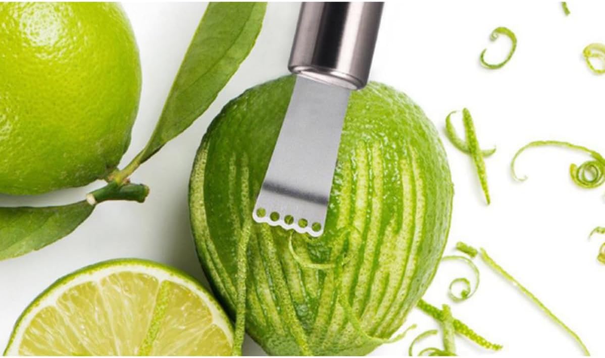 Stainless Steel Fruit Peeler and Zester for Oranges Lemons Kitchen