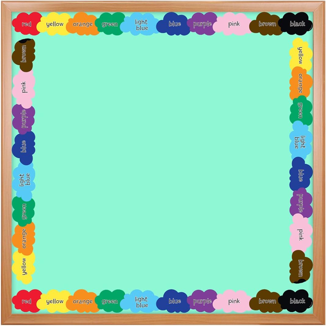 Hygloss Products Color Splotch DieCut Bulletin Board