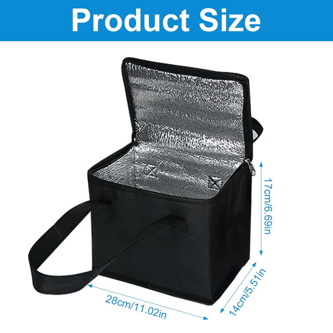 Bolsa Refrigeradora Plegable, Bolsa de Almuerzo Térmica para Viajes al Aire Libre, Camping y Barbacoa