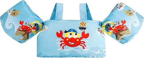 Floaties - Chaleco de natación para niños pequeños de 30 a 50 libras, flotadores de piscina para niños y niñas con correa para el hombro, alas de