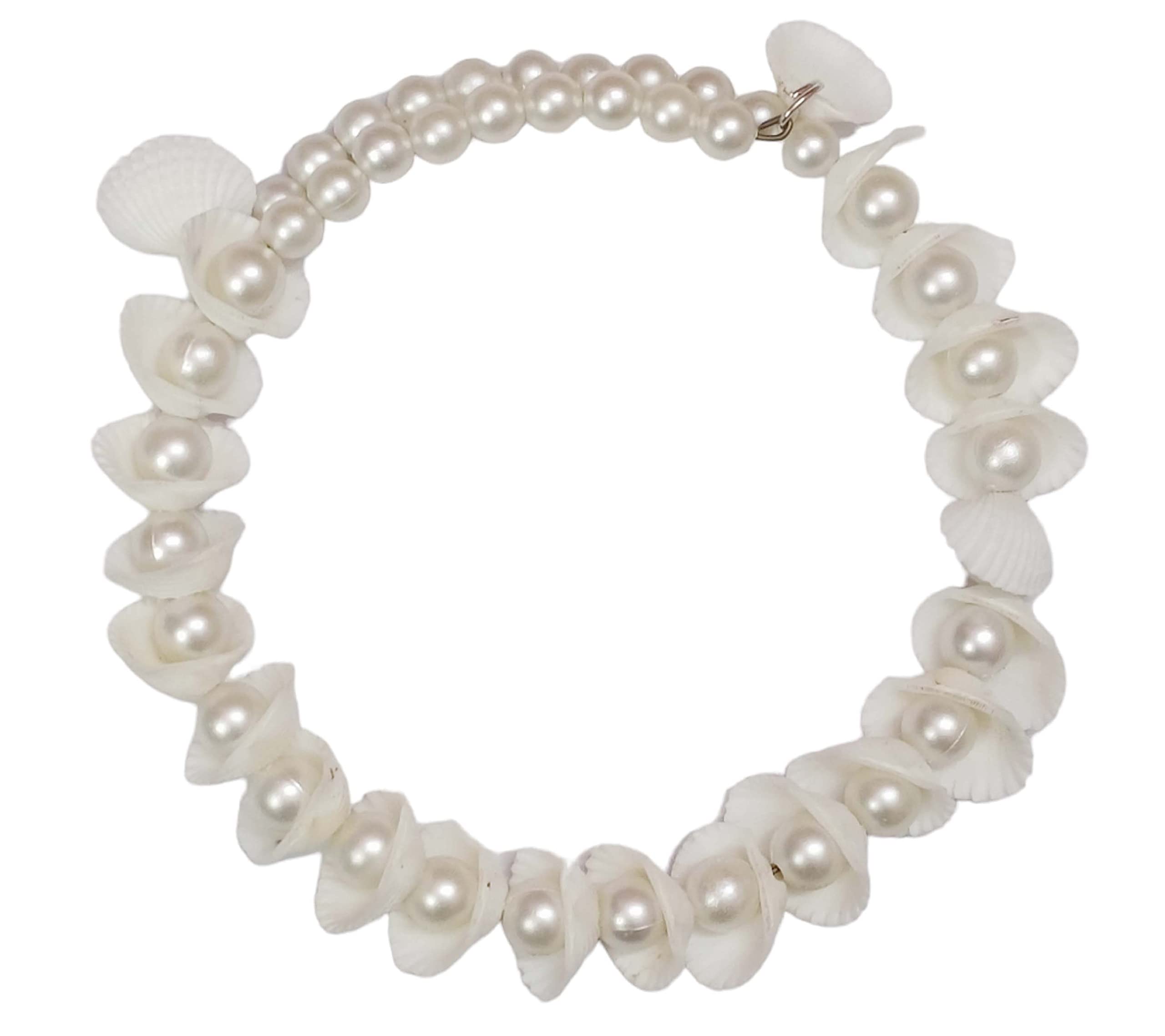 Total Fashion Handmade Artificial Shell Chain Pendant Women Jewellery Necklace Set for & Girls