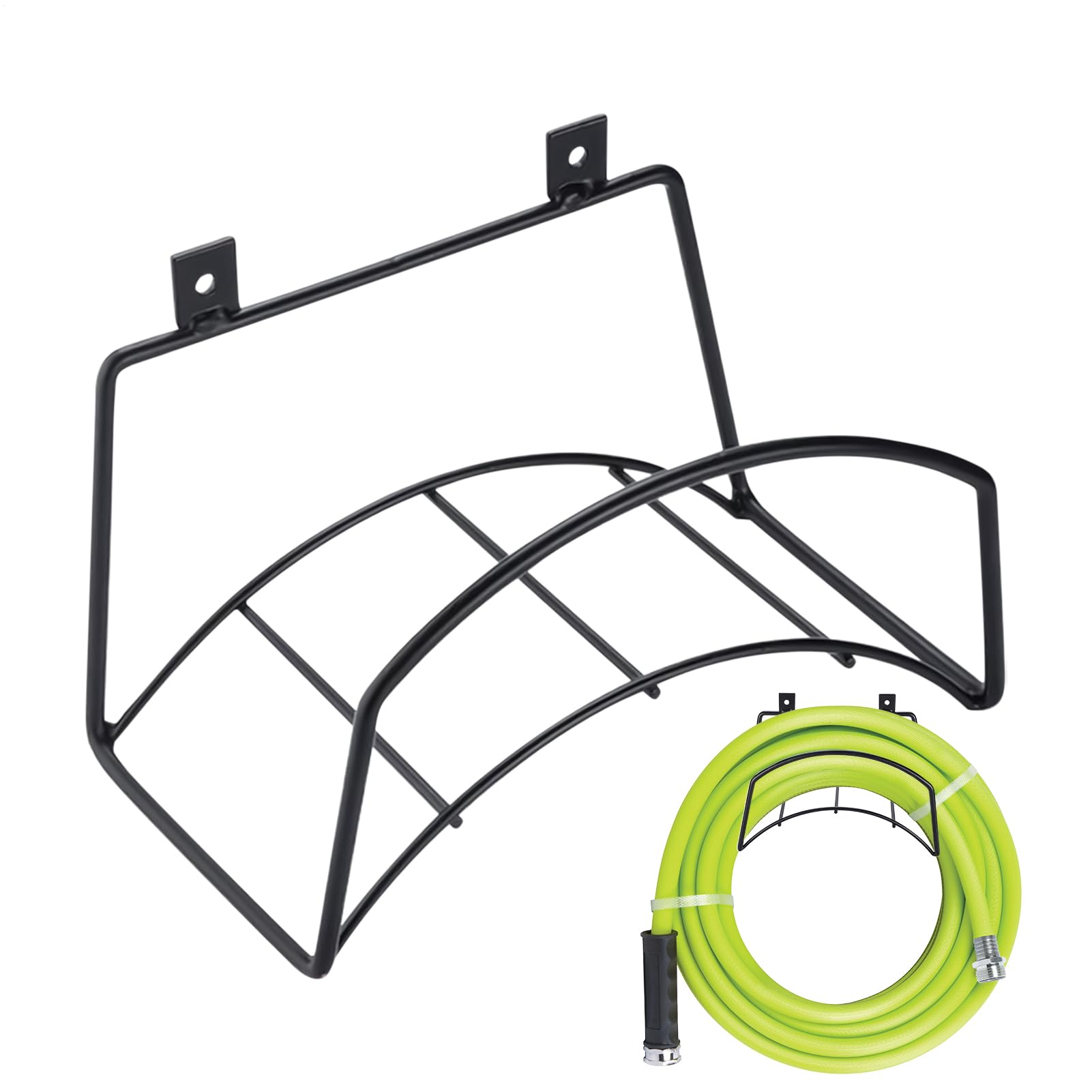 Portabagomma – Ganci organizer per tubi resistenti, resistente alle intemperie, design resistente alla ruggine e robusto, comoda soluzione per riporre oggetti, strumento da giardino di alta qualità