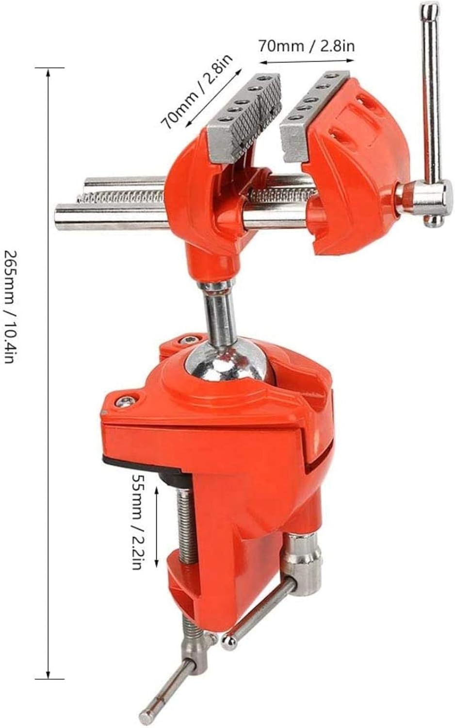Buу 1 gеt 1 🔥 Mini Table Clamp Vise,360°Rotating Omni-directional Clamp Vise,70mm Jaw Width,With Non-Slip Rubber Gaskets,Firmly Clamped And Do Not Hurt The Table,for Woodworking, Welding, Metal Processing Frее Shірріng Ovеr $50 Mini Table Clamp Vise,360°Rotating Omni-directional Clamp Vise,70mm Jaw Width,With Non-Slip Rubber Gaskets,Firmly Clamped And Do Not Hurt The Table,for Woodworking, Welding, Metal Processing