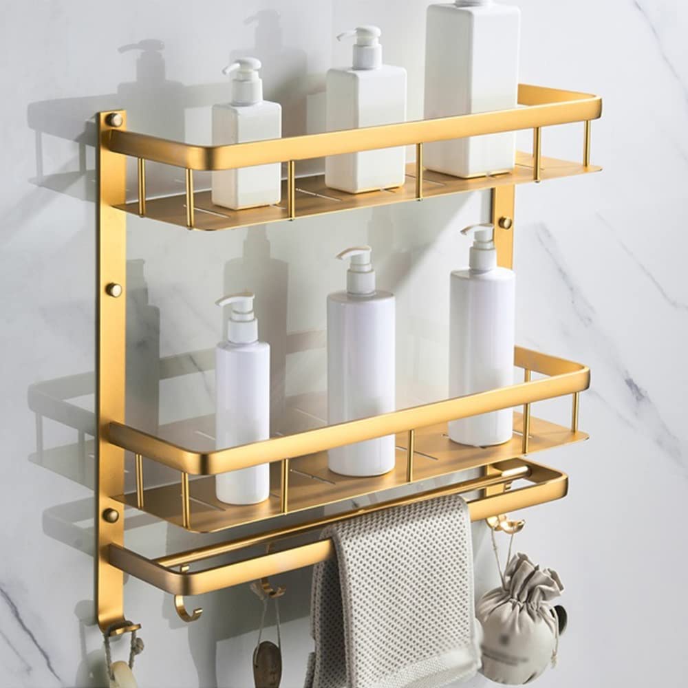 Étagère de salle de bain en aluminium, créez votre propre rituel spa à la maison