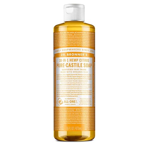Miniatura 8 de Set de 2 unidades Dr Bronners organic soaps  Jabón 18 en 1 de castilla pura y cáñamo menta 25 fl oz 739 ml cada uno
