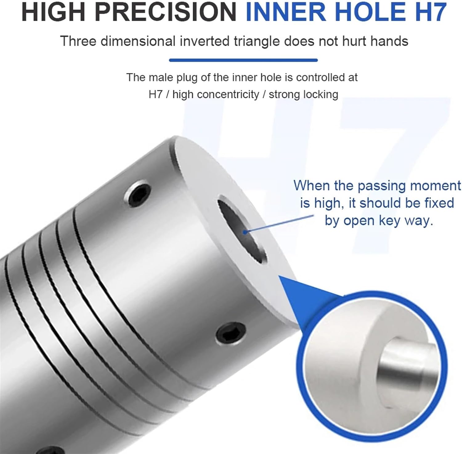 BAGLEV LR D D25L30 Aluminum Elastic Winding Shaft Coupler Motor Connector 8/9/10/11/12mm Clamping Type Customize Flexible Coupling (Size : 8mmX12mm)