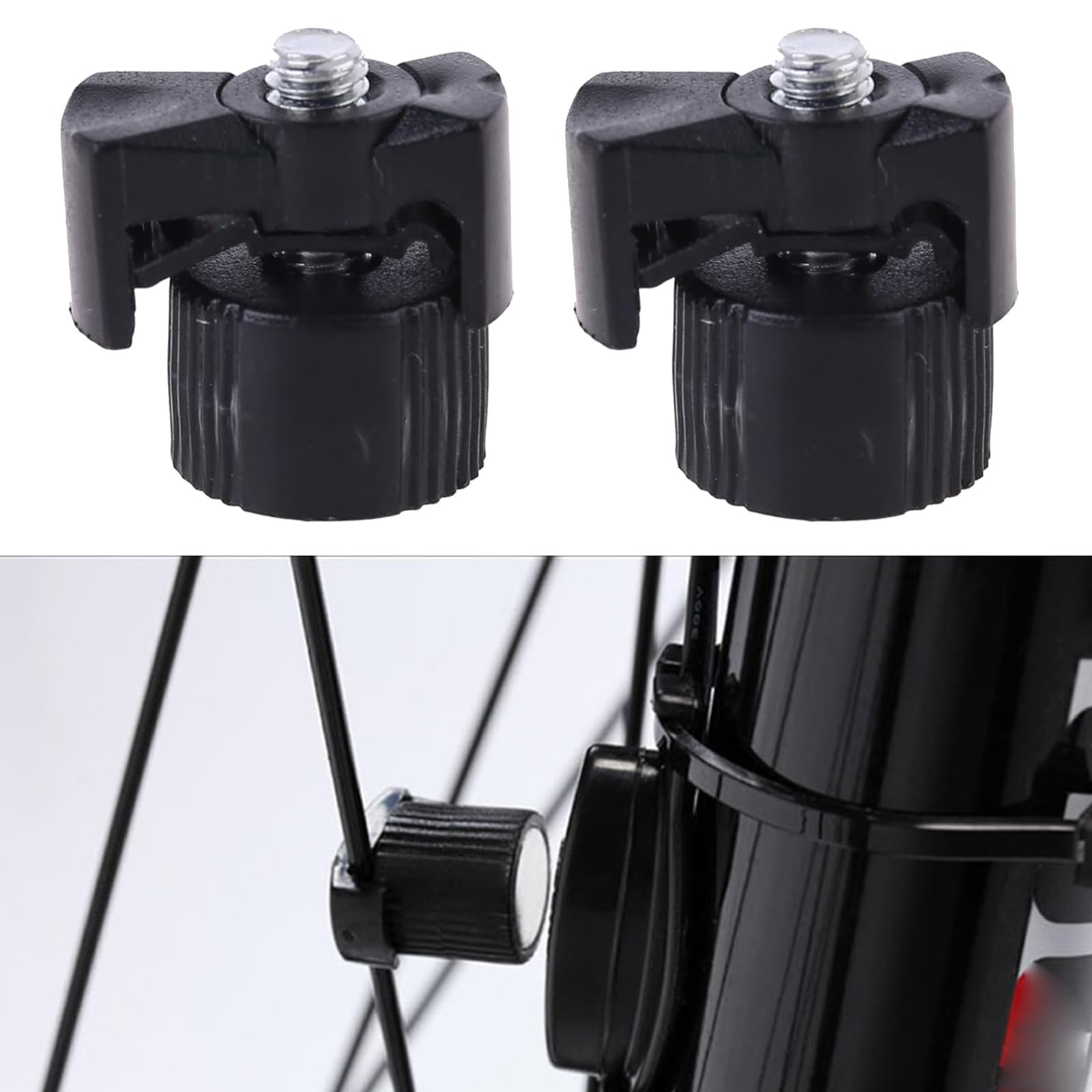 KANGQL Bike Speedometer Wheel Magnet, 2Pcs Bike Speedometer Wheel Magnet Computer Speed Sensor Spoke Magnet Bicycles Speedometer Spoke Magnet Easy to Install