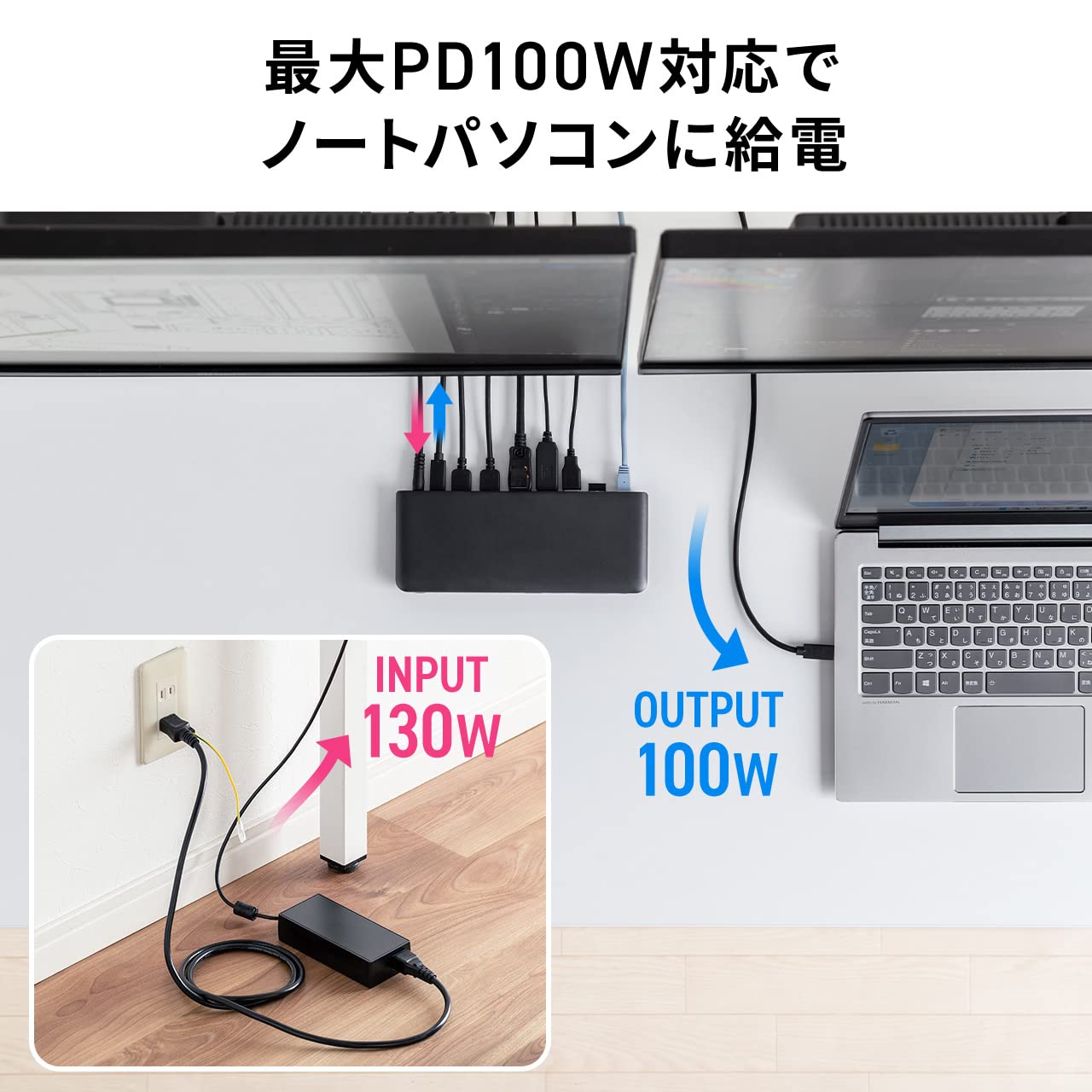 Amazon.co.jp: サンワダイレクト Type-C ドッキングステーション