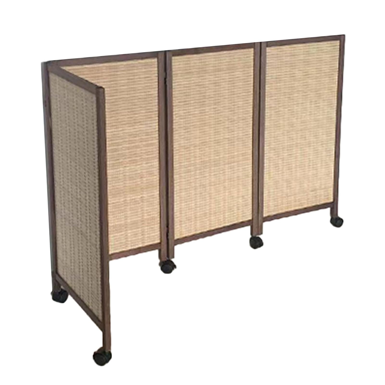 Divisorio per stanze Corte, divisorio per Ufficio Intrecciato di Altezza 100 cm, Pannello per la Privacy, Pannello per la Privacy, per Camera da Letto, Soggiorno, Ufficio (40X100CM-3Pannelli