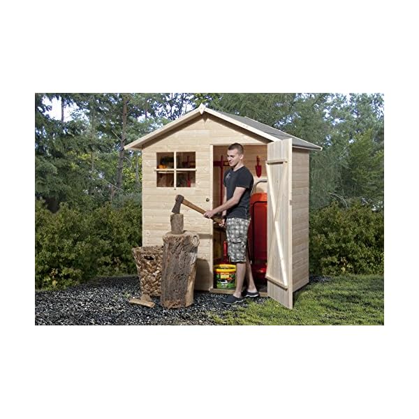 weka Gerätehaus 345 Gr.1, 14 mm, ET, o. Boden