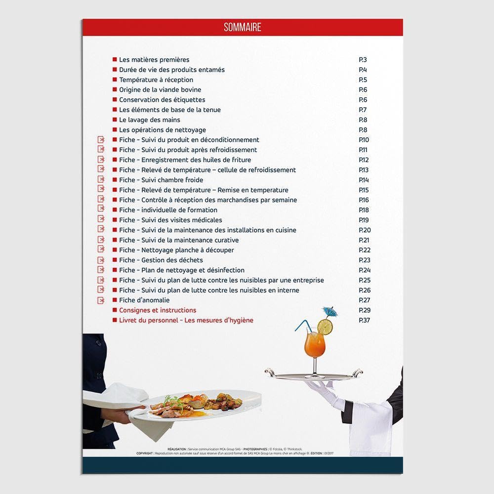 Cahier PMS (Plan de Maîtrise Sanitaire)