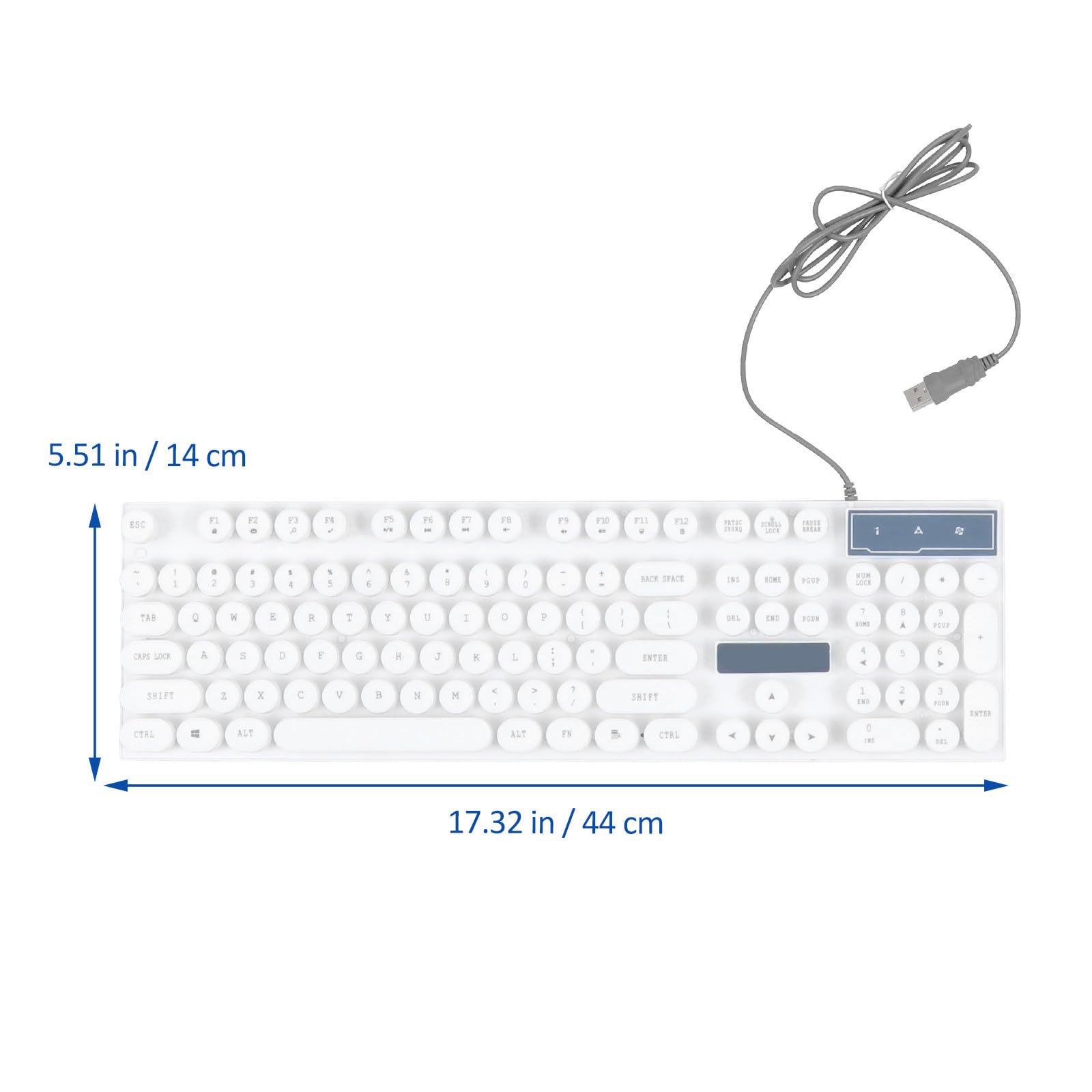 Set Tastiera e Mouse Ergonomici da Gaming Retroilluminazione Rgb, Materiale Abs Resistente, Design Elegante e Funzionale per Ufficio e Gioco, Colore Bianco