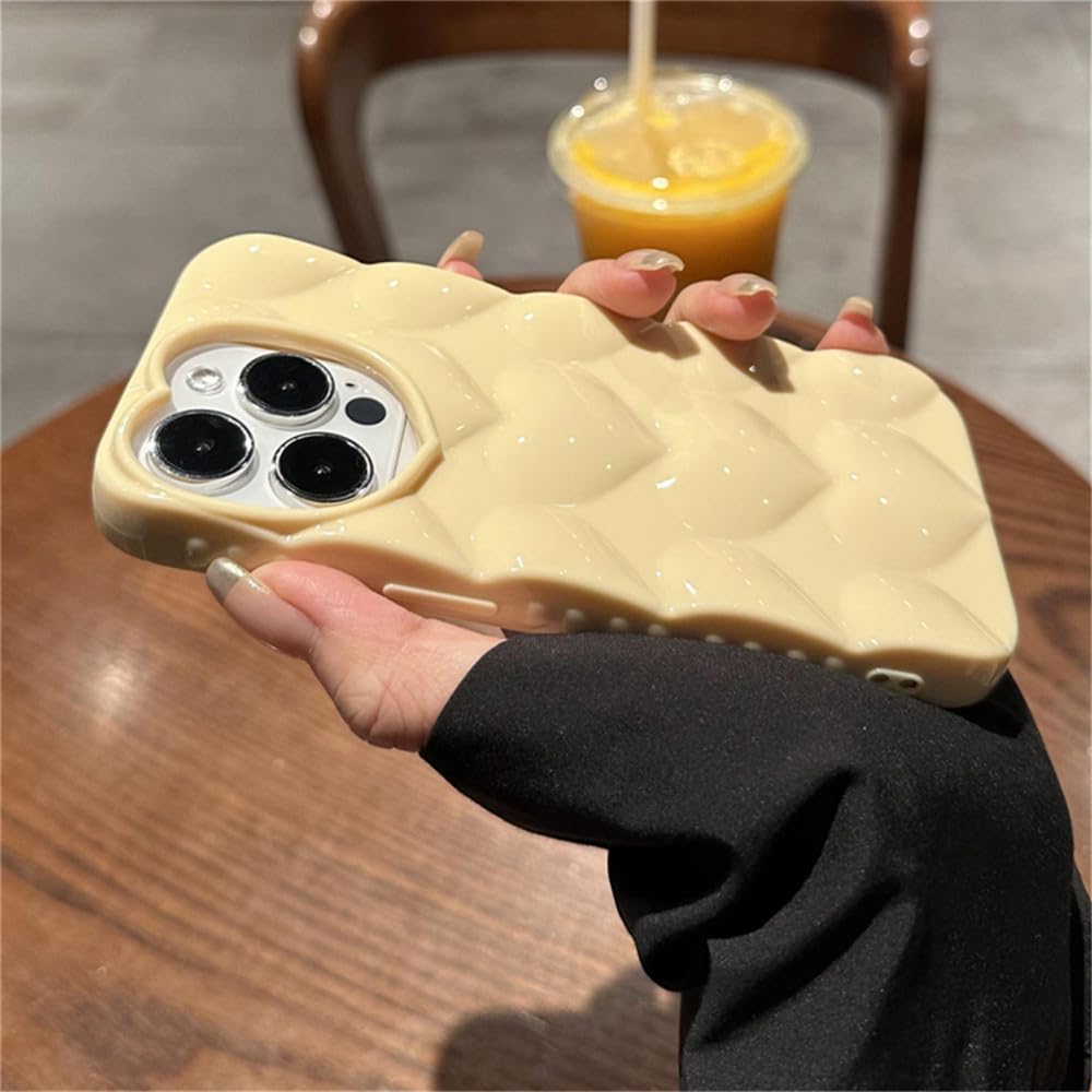 Coque antichoc iPhone 13 Pro pare-chocs 3D jaune - 7