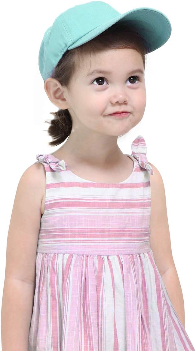 Falari Kids Boy Girl Baseball Cap Hat Soft Cotton Lightweight Adjustable Size for 2-9 Years