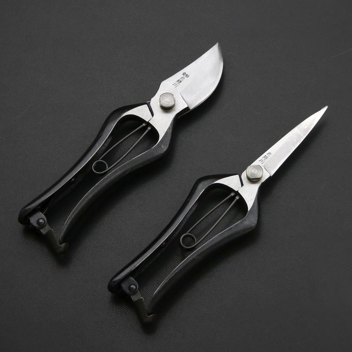"HANAKUMAGAWA" Gardening Shears Type B 200mm, Bud-cutting Shears 200mm, Bypass Pruner Set Japan