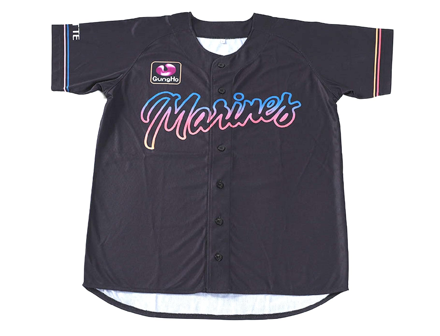 Amazon | 千葉ロッテ マリーンズ ユニフォーム BSW ブラックサマー 2023 Marines BLACK SUMMER WEEK  グラデーション ユニホーム | ノーブランド品 | ユニフォーム
