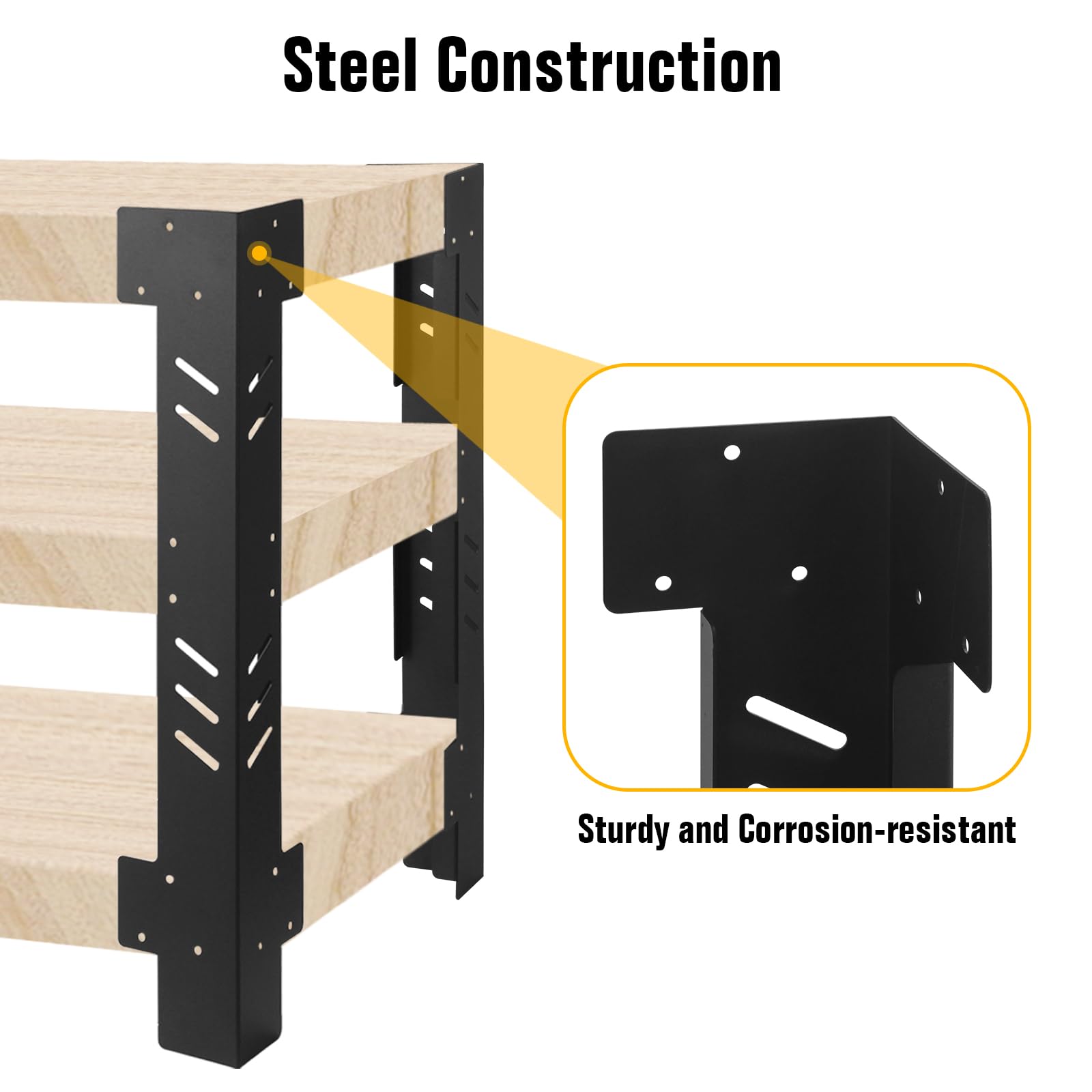 Amazon.com: Hasopy Universal Work Bench Leg Kit, Garage Storage