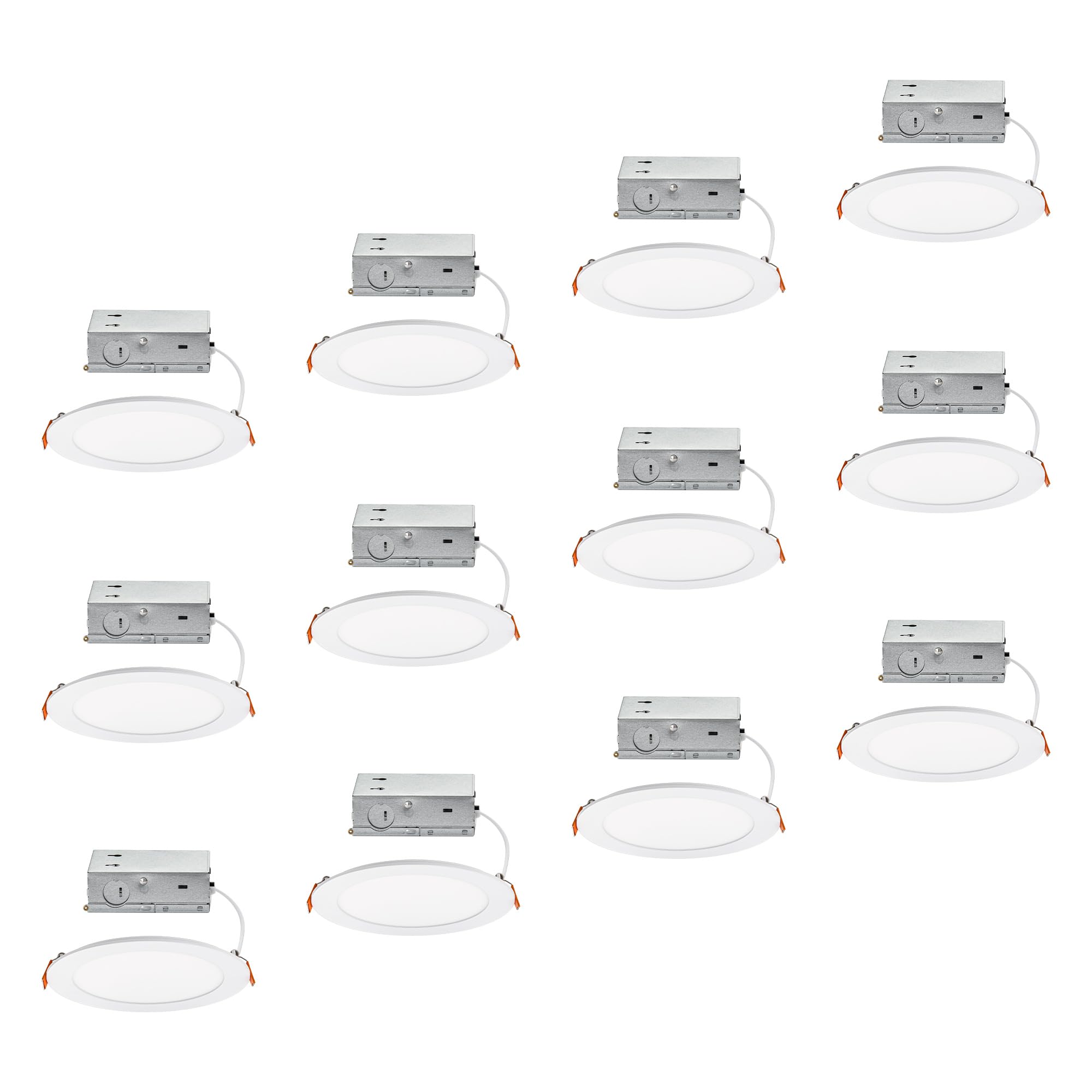 Builder Essential 5in 650 Lumens Round LED Recessed Light and Housing for Remodel or New Construction with 5-CCT