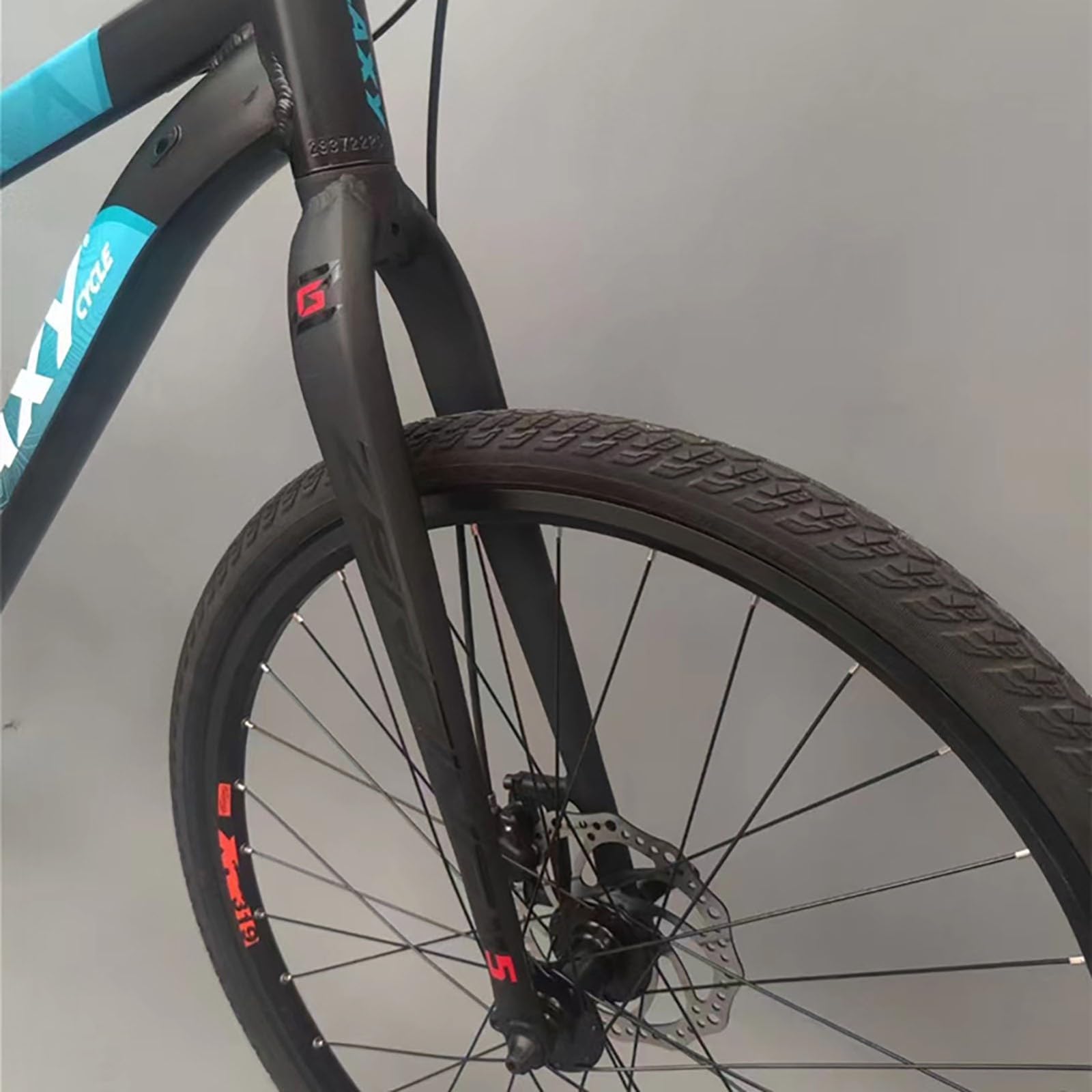 26/27,5/29 cala MTB sztywny widelec super lekki 1-1 bezgwintowy prosty widelec do roweru górskiego z hamulcem tarczowym ze stopu aluminium sztywny widelec B, 29 cali