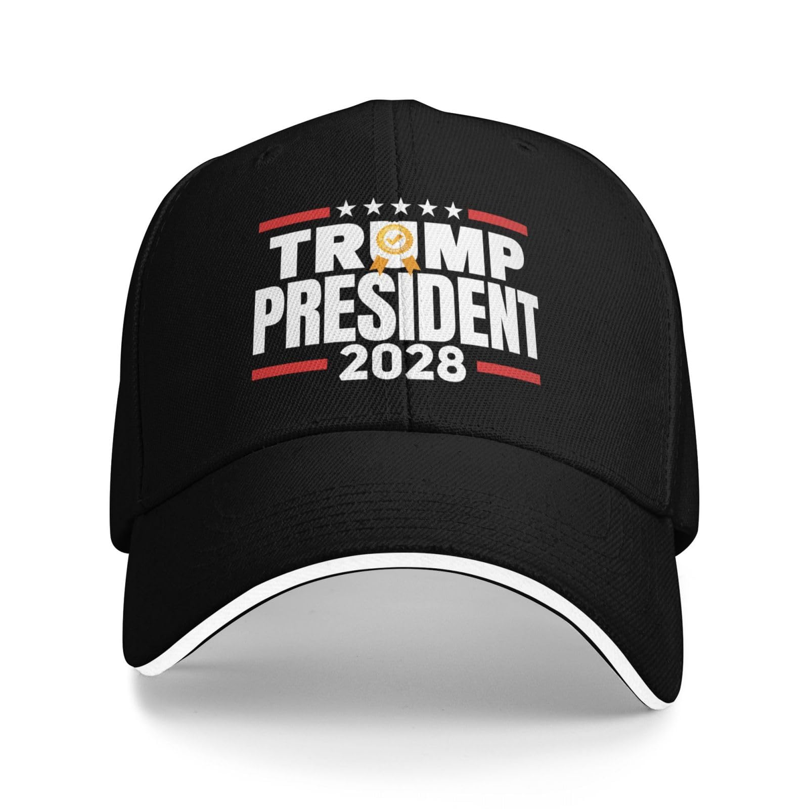 peiyeety Trump 2028 Hat 47 48 President Hat Cap for Men Women Black